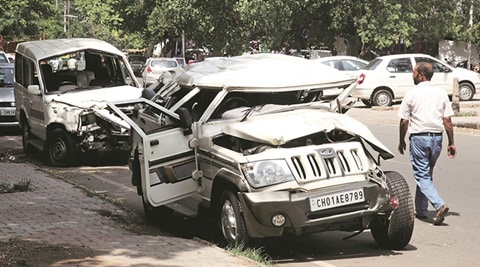 Mohali: 3 Cops Injured As Driver Of Stolen Jeep Hits Vehicle ...