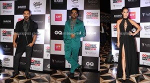 John Abraham, Ayushmann Khurrana, Lauren Gottlieb at GQ Best Dressed Men 2016