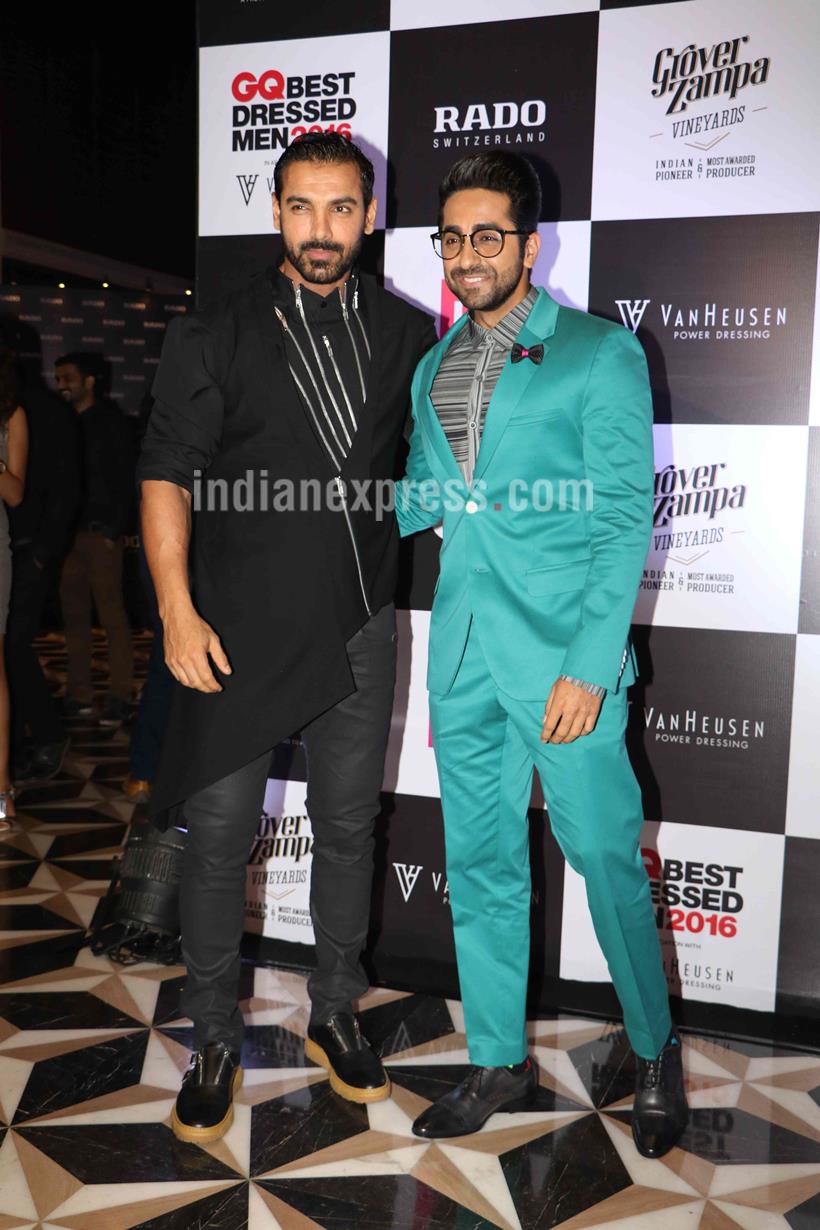 GQ india, GQ best dressed men 2016, John Abraham, Ayushmann Khurrana, Imran Khan, Lauren Gottlieb, Celina Jaitley, Evelyn Sharma, Karan Tacker, GQ india event