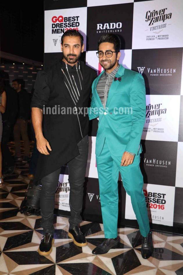 GQ india, GQ best dressed men 2016, John Abraham, Ayushmann Khurrana, Imran Khan, Lauren Gottlieb, Celina Jaitley, Evelyn Sharma, Karan Tacker, GQ india event