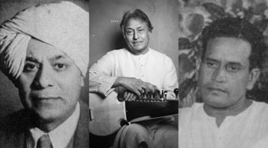 Amjad Ali Khan, Pandit Bhimsen Joshi, Sawai Gandharwa, Gangubai Hangal, Indin classical music gharanas, Kirana gharana gayaki, Kairana, Abdul Wahid Khan, Mashkoor Ali Khan, Abdul Karim Khan, Bande Ali, Kairana family tree, Shakoor Ali Khan, Kirana gharana
