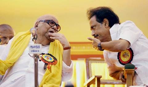 Karunanidhi celebrates 93rd birthday, remembers Annadurai