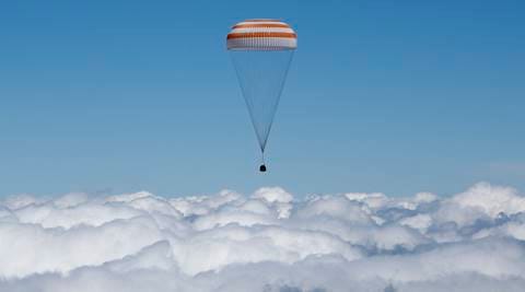 International Space Station astronauts of 3 nationalities land in ...