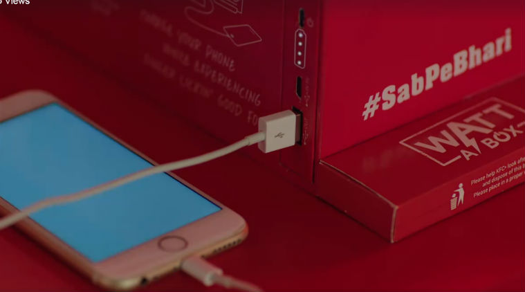 KFC, KFC watt a box, Watt a Box, KFC power bank meal, battery, Blink Digital, KFC phone charging meal, Meal Box, power, smartphones, technology, technology news