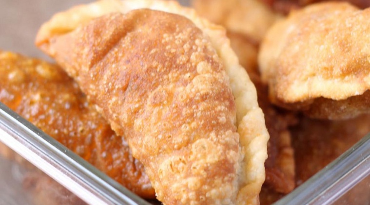These savoury pockets can also be made with a sweet filling. (Photo: Sujitha Nair)