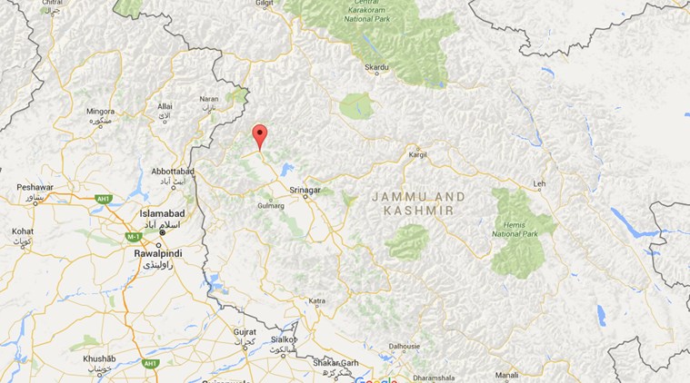Kupwara district in J&K. (Source: Google Maps)