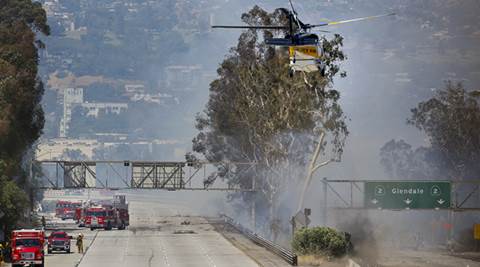 Fire Scares Los Angeles As Larger Blazes Burn Across West | World News ...