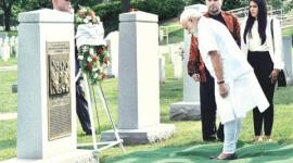 Narendra Modi, Modi, Arlington cemetery, Kalpana Chawla, Modi Kalpana Chawla, Arlington cemetery Modi, Modi in US, Modi Arlington visit, Modi news, US news, India news