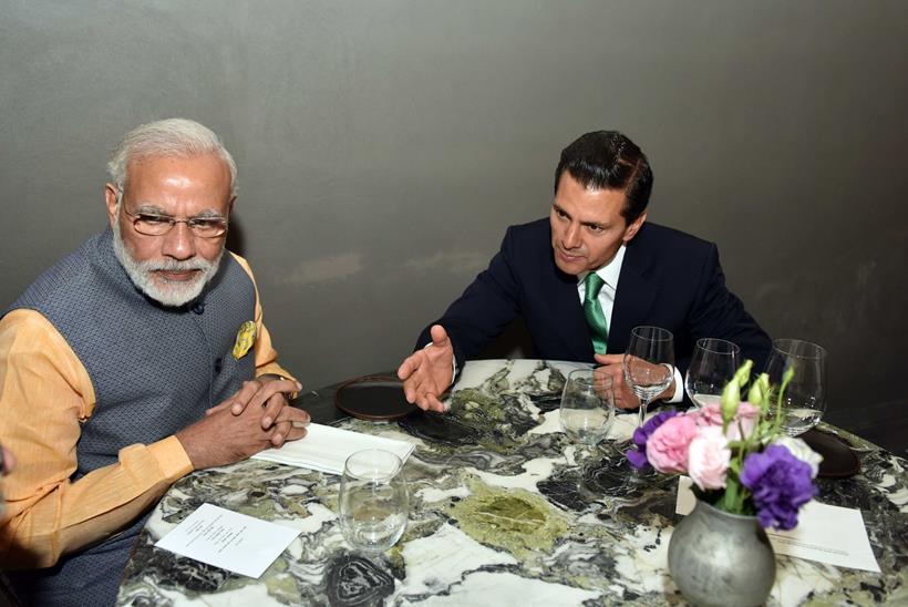 Modi, Narendra Modi, Modi Mexico, India, Nuclear Suppliers group, NSG, Mexico Modi, Enrique Peaa Nieto, NSG, Nuclear Suppliers Group, Los Pinos, india news, mexico news, modi five nation tour, modi news, modi mexico photos, latest news