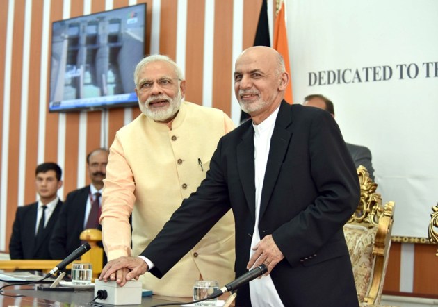 narendra modi, afghanistan, salma dam, narendra modi afghanistan, modi afghnaistan, modi salma dam, modi afghanistan visist, ashraf ghani, modi afghanistan civilian award, modi afghanistan photos, modi five nation tour, india afghanistan friendship dam, india news, afghanistan news, world news, modi news, salma dam photos, modi photos, latest news