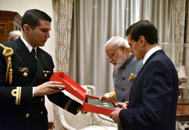 Modi, Narendra Modi, Modi Mexico, India, Nuclear Suppliers group, NSG, Mexico Modi, Enrique Peaa Nieto, NSG, Nuclear Suppliers Group, Los Pinos, india news, mexico news, modi five nation tour, modi news, modi mexico photos, latest news