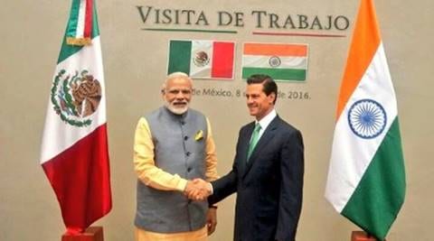 PM Modi arrives in Mexico, holds restricted level talks with President Enrique Peña Nieto