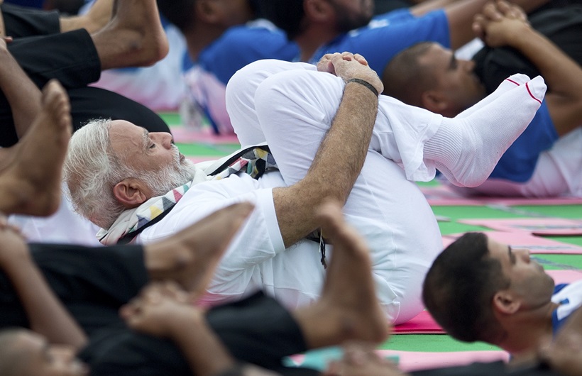 international yoga day, yoga day, pm modi yoga, narendra modi, narendra modi international yoga day, international yoga day speech, narendra modi speech, chandigarh yoga day, modi chandigarh speech, modi does yoga, india news