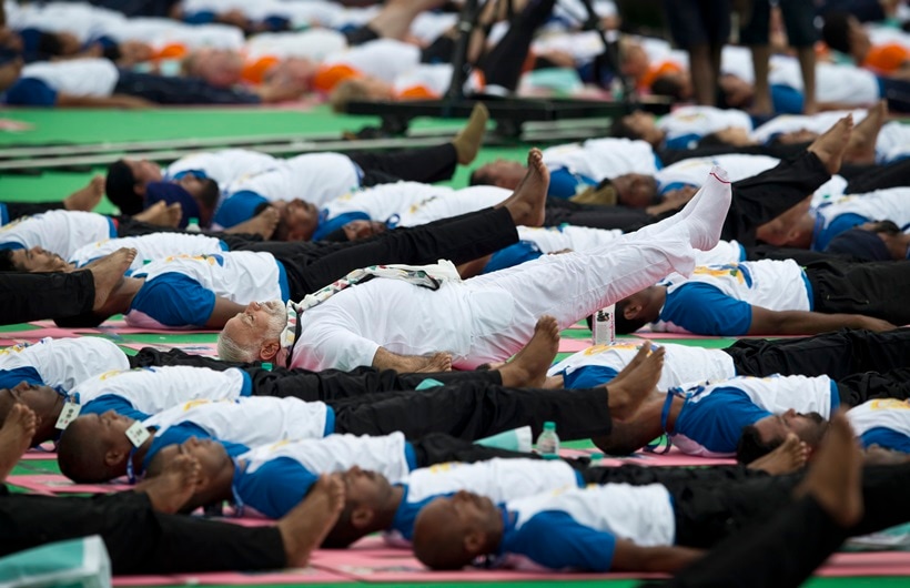 international yoga day, yoga day, pm modi yoga, narendra modi, narendra modi international yoga day, international yoga day speech, narendra modi speech, chandigarh yoga day, modi chandigarh speech, modi does yoga, india news