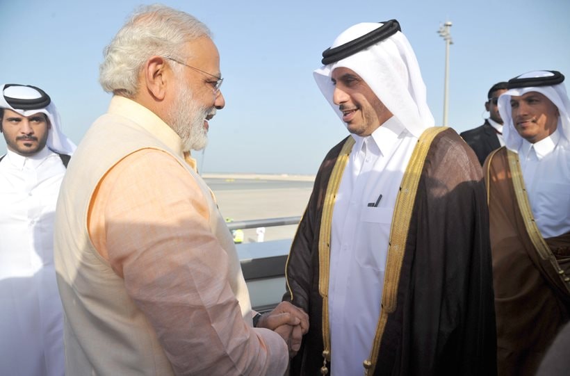 narendra modi, Qatar, modi qatar, modi in qatar, modi five nation tour, modi qatar business delegation, modi qatar business, modi qatar investment, modi qatar indian workers, modi qatar indian community, modi qatar indians, qatar india business deal, india qatar ties, qatar news, india news, modi news, latest news