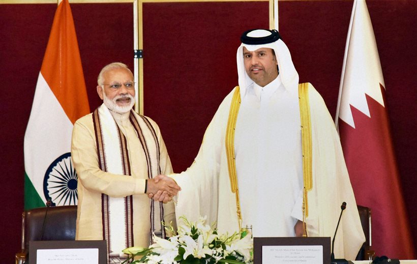 narendra modi, Qatar, modi qatar, modi in qatar, modi five nation tour, modi qatar business delegation, modi qatar business, modi qatar investment, modi qatar indian workers, modi qatar indian community, modi qatar indians, qatar india business deal, india qatar ties, qatar news, india news, modi news, latest news