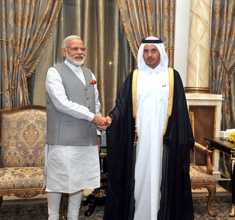 narendra modi, Qatar, modi qatar, modi in qatar, modi five nation tour, modi qatar business delegation, modi qatar business, modi qatar investment, modi qatar indian workers, modi qatar indian community, modi qatar indians, qatar india business deal, india qatar ties, qatar news, india news, modi news, latest news