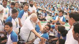 international yoga day, narendra modi, narendra modi international yoga day, yoga religious activity, health assurance yoga, international yoga day speech, narendra modi speech, chandigarh yoga day, india news