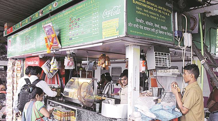 mumbai, mumbai news, western railways, mumbai local train, mumbai railway stations, railway stations, Bhagwat Prakash food stall, Elphinstone Road station, indian express news, mumbai food, mumbai station food