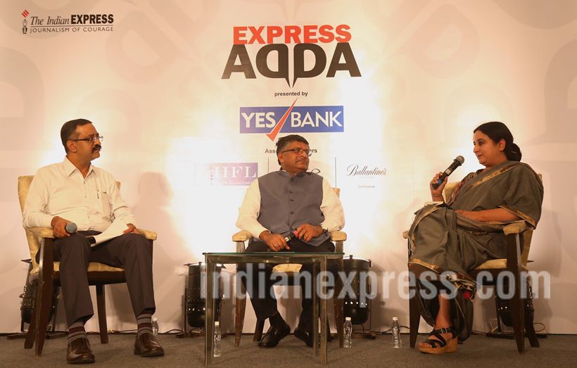 Ravi Shankar Prasad, Ravi Shankar Prasad BJP, Ravi Shankar Prasad Express Adda, BJP, express adda, indian express, India news