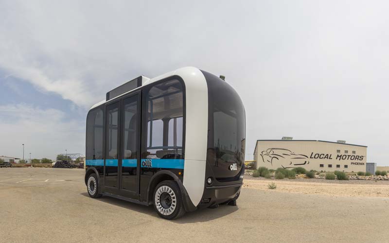 IBM Watsonpowered electric vehicle Olli unveiled by Local Motors