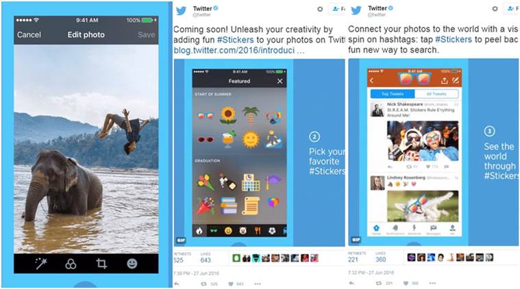 Twitter introduces #Stickers to help unleash your creativity