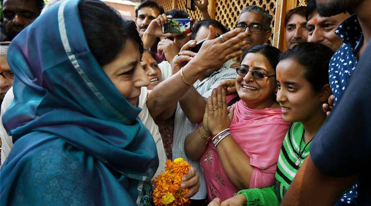 Mehbooba Mufti, PDP, J&K, J&K bypolls, jammu and kashmir bypolls, anantnag bypolls, antantnag, PDP, National Conference, NC, omar abddullah, mehbooba mufti, jammu and kashmir chief minister mehbooba mufti, mehbooba, mufti mohammed sayeed, mufti, mehbooba, jammu and kashmir news, india news