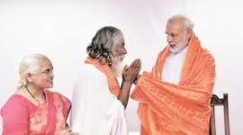pm modi, modi in pune, pune modi, narendra modi, narendra modi in pune, swachh bharat abhiyan, pune teacher, RSS, rss teacher, indian express news