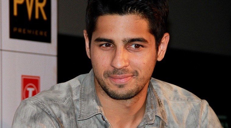 Film Star Sidharth Malhotra at Ek Villain movie promo at PVR Saket New Delhi on Thursday. Express Photo by Ajnavi Tarannum. 19.06.2014.