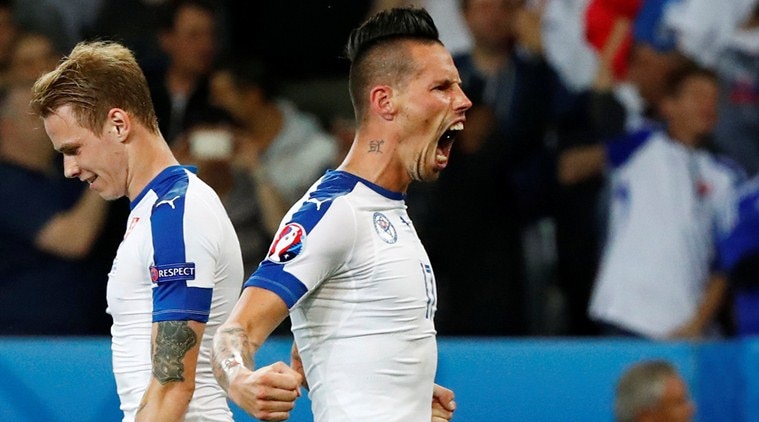 Slovakia has its next match against England on Monday at Saint-Etienne. (Source: Reuters)