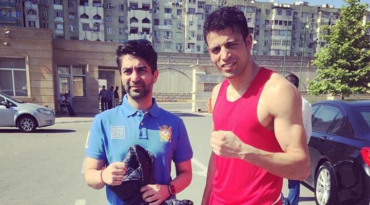 Sumit Sangwan, Sangwan, Sumit , Abhinav Bindra, Bindra Sangwan, Sangwan Bindra, AIBA World Olympic Qualification, Boxing