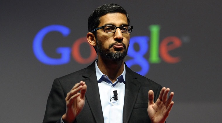 Google, Sundar Pichai, free wifi, Google CEO Sundar Pichai, Google wifi, Sundar Pichai, Google wifi india, google wifi indian railways, wifi, technology news, india