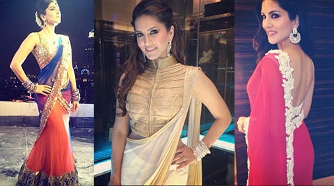 Sunny Leone Saree Sunny Leone Saree