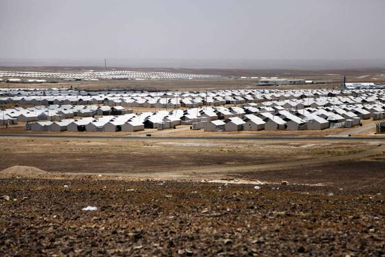 Syria, Jordan, Azraq Refugee Camp, UN, World news, Jordan security fears, Syrian refugees Jordan, refugee restrictions, U.N.-run camp, A barbed wire-topped fence, Syria Jordan, Azraq Refugee Camp Syria, Azraq Camp Jordan, Refugee Camp Jordan, Syria Refugee Camp