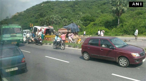 At least 17 killed in multiple collisions in Tamil Nadu's Krishnagiri district | India News,The Indian Express At least 17 killed in multiple collisions in Tamil Nadu's Krishnagiri district | India News,The Indian Express