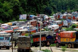 NH 44 damages in Churaibari no alt set