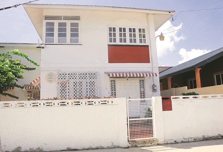 The Naipaul home in Trinidad