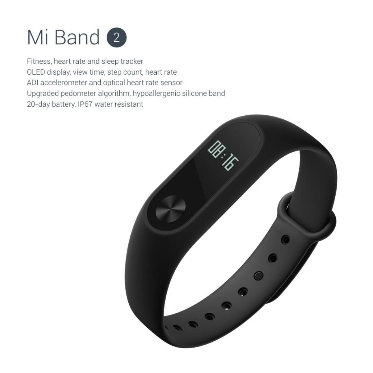 Mi fit band 2 sales waterproof