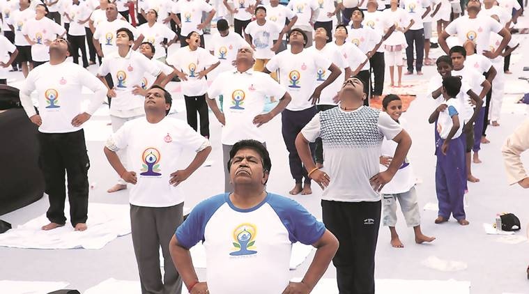 international yoga day, narendra modi, narendra modi international yoga day, yoga religious activity, health assurance yoga, international yoga day speech, narendra modi speech, chandigarh yoga day, india news