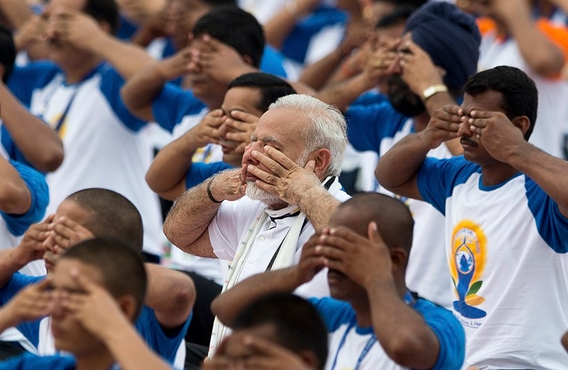 international yoga day, yoga day, pm modi yoga, narendra modi, narendra modi international yoga day, international yoga day speech, narendra modi speech, chandigarh yoga day, modi chandigarh speech, modi does yoga, india news