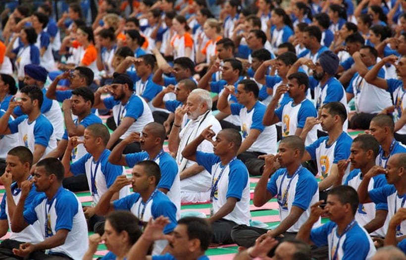 international yoga day, yoga day, pm modi yoga, narendra modi, narendra modi international yoga day, international yoga day speech, narendra modi speech, chandigarh yoga day, modi chandigarh speech, modi does yoga, india news