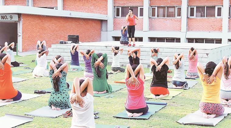 Chandigarh, International Yoga Day, Dress rehearsal for international Yoga Day, Chandigarh News, latest news, India news, Chandigarh yoga day preparation, Yoga day,