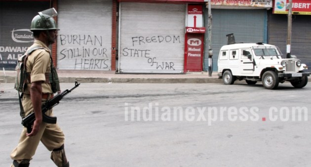 Kashmir, Kashmir violence, armed forces, Kashmir curfew, curfew, curfew in Kashmir, Jammu and kashmir, jammu and kashmir curfew, separatists, Kashmir protests, Kashmir valley, Burhan Wani, Kashmir photos, Kashmir protest photos, jammu & kashmir photos, Kashmir protest photo gallery