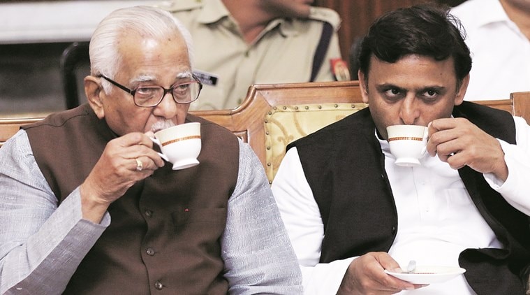 uttar pradesh elections 2017, up elections, akhilesh yadav, ram naik, pension to padma awardees, pension, campaign, uttar pradesh cm, BJP, hindu muslim rift, love jihad, akhilesh yadav bjp, bjp akhilesh yadav, indian express news, india news