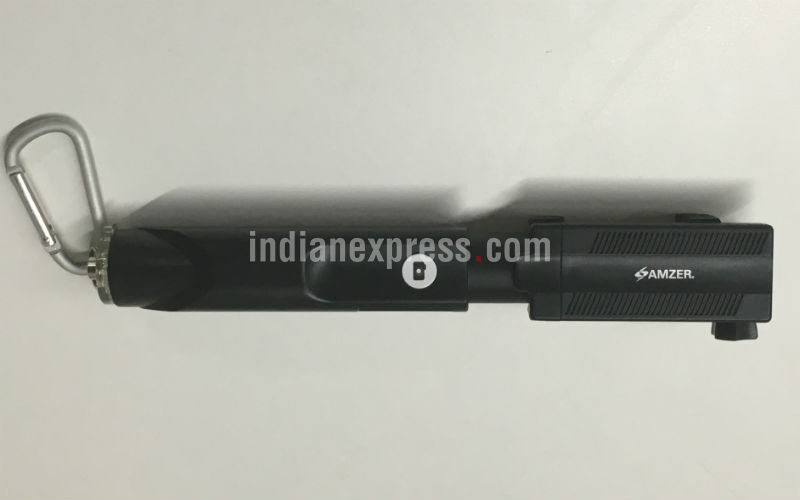 Amzer, Amzer Bluetooth Selfie Stick, Amzer Bluetooth Selfie Stick price, Amzer Bluetooth Selfie Stick features, Amzer Bluetooth Selfie Stick specifications, selfie stick, good selfies stick, bluetooth selfie stick, gadgets, technology, technology news