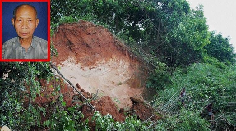 assam, assam landslide, landslide, assam mudslide, assam monsoon, assam rains, assam landslide deaths, india news, assam news, latest news