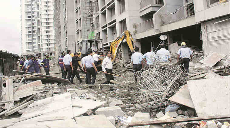 Balewadi slab collapse, pune, pune building disaster, pune construction disaster, pune workers, pune construction, pune illegal building, pune illegal construction, pune news