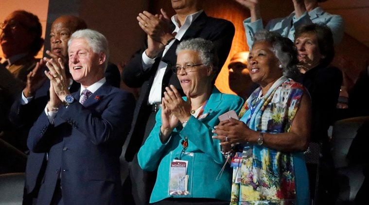 michelle obama, michelle obama speech, michelle obama address, michelle DNC speech, hillary clinton, democratic convention, donald trump, world news