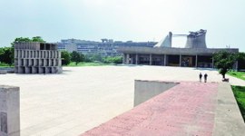 World Heritage Site, Capitol Complex, chandigarh Capitol Complex, chandigarh administration, basic facilities at capitol complex, punjab and haryana high court, indian expres news, chandigarh news