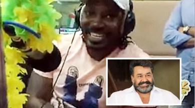 Watch: Chris Gayle imitates south Indian superstar Mohan Lal's iconic  dialogue; and it's hilarious! | Trending News,The Indian Express